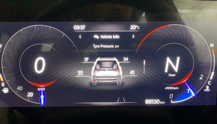 2021 Mahindra XUV700 AX7 Petrol MT 7 STR, Petrol, Manual, 88,529 km, Odometer Image