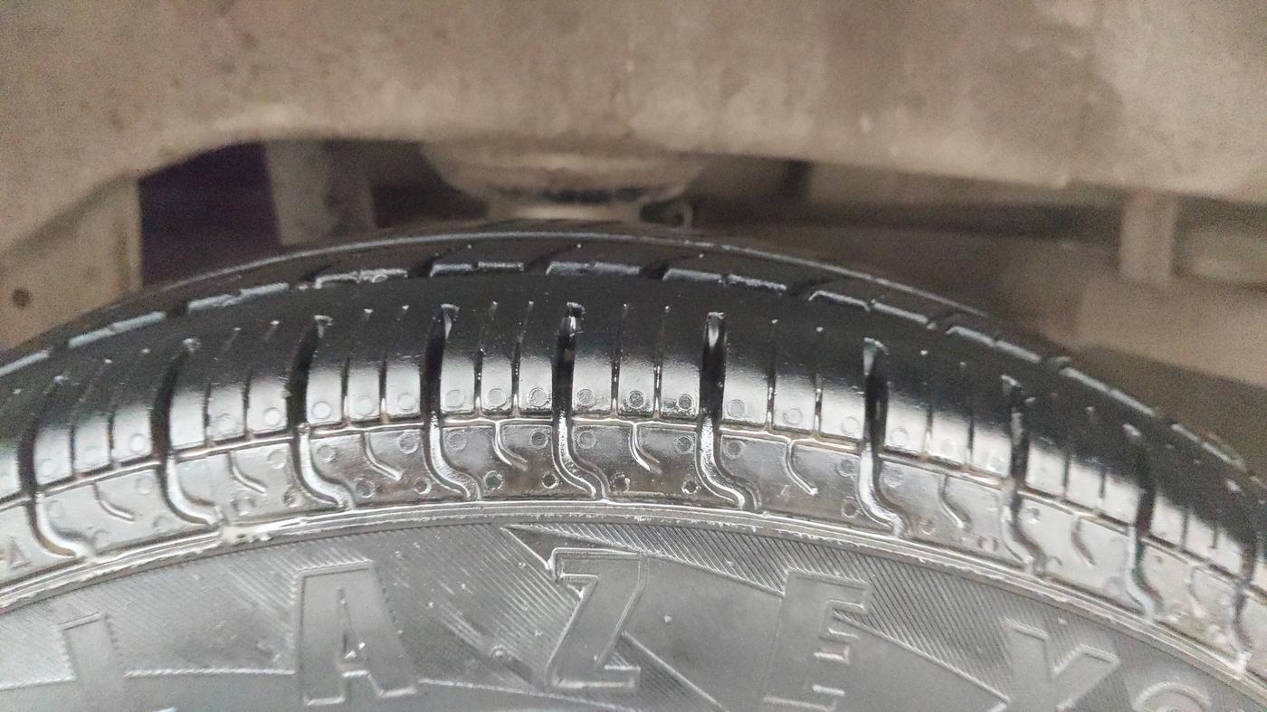 2013 Maruti Alto 800 LXI, Petrol, Manual, 45,991 km, Left Rear Tyre Tread