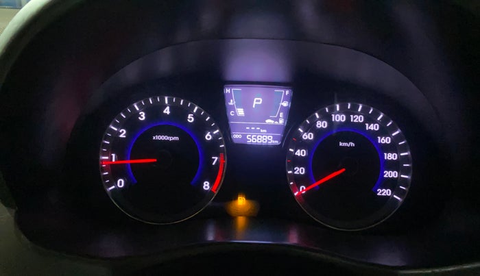 2017 Hyundai Verna 1.6 VTVT SX AT, Petrol, Automatic, 56,886 km, Odometer Image