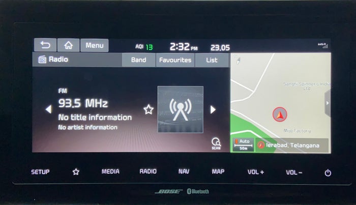 2022 KIA SELTOS GTX PLUS 1.4, Petrol, Manual, 19,141 km, Infotainment System