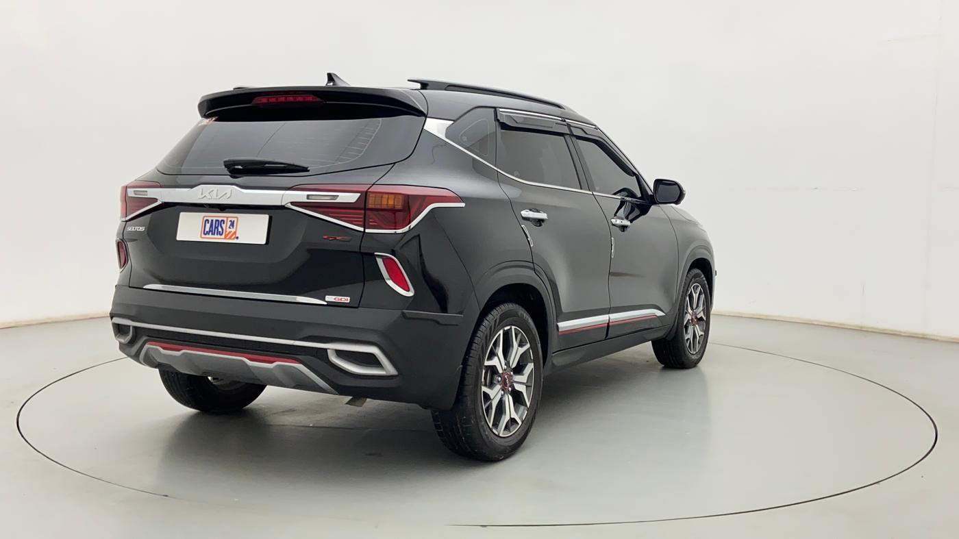 2022 KIA SELTOS GTX PLUS 1.4, Petrol, Manual, 19,141 km, Right Back Diagonal