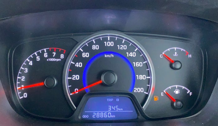 2015 Hyundai Grand i10 MAGNA 1.2 VTVT, Petrol, Manual, 28,858 km, Odometer Image