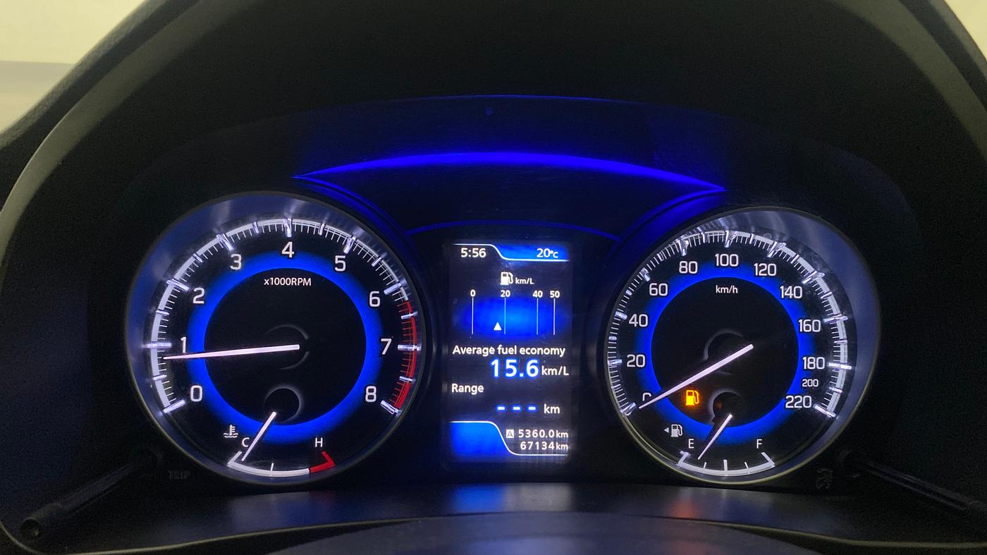 2020 Toyota Glanza V, Petrol, Manual, 67,131 km, Odometer Image