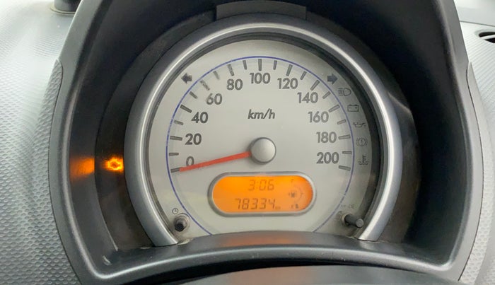 2014 Maruti Ritz VXI ELATE LIMITED EDITION, CNG, Manual, 78,575 km, Instrument cluster - MIL light  due to CNG outside fitment