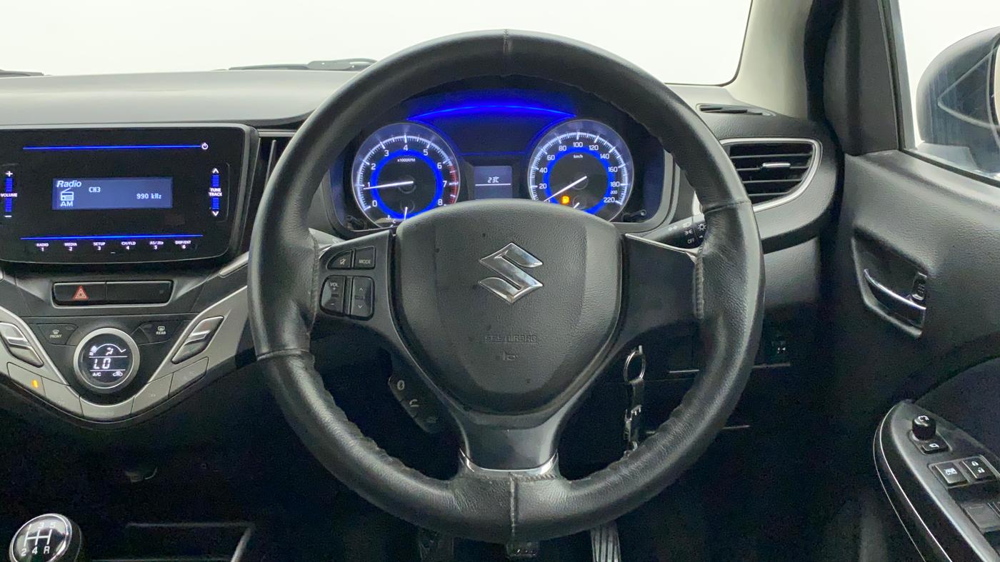 2019 Maruti Baleno DELTA PETROL 1.2, Petrol, Manual, 53,054 km, Steering Wheel Close Up