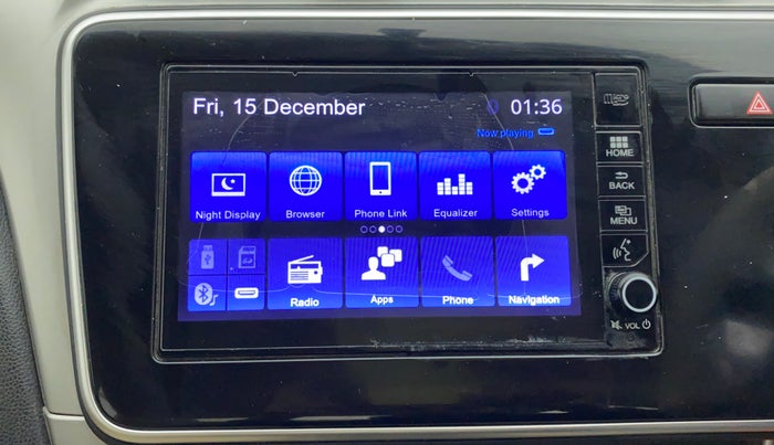 2018 Honda City 1.5L I-VTE V CVT, Petrol, Automatic, 74,813 km, Infotainment System