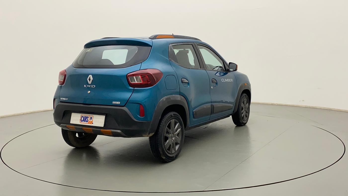2019 Renault Kwid CLIMBER 1.0 AMT (O), Petrol, Automatic, 15,922 km, Right Back Diagonal