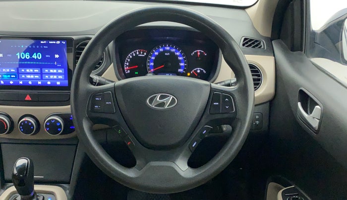 2016 Hyundai Xcent S AT 1.2, Petrol, Automatic, 1,22,520 km, Steering Wheel Close Up