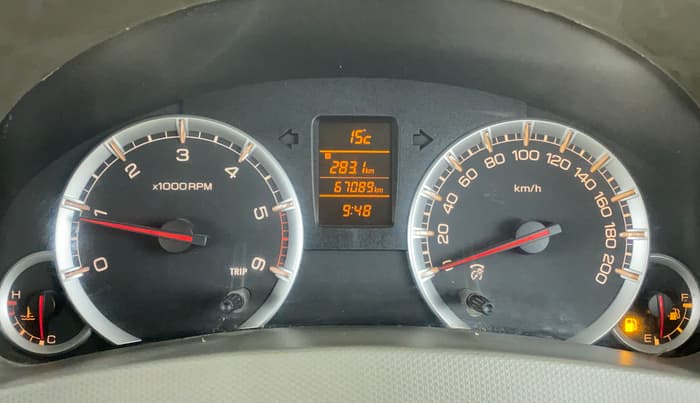 2015 Maruti Ertiga ZDI, Diesel, Manual, 68,351 km, Odometer Image