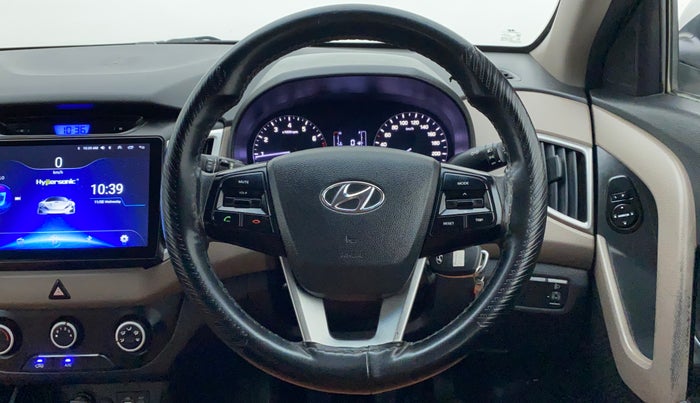 2017 Hyundai Creta E PLUS 1.6 PETROL, Petrol, Manual, 63,384 km, Steering Wheel Close Up