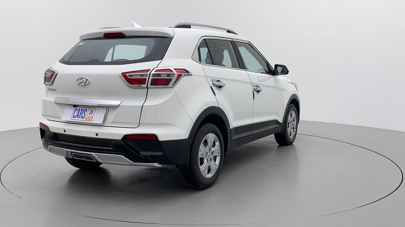 2017 Hyundai Creta E PLUS 1.6 PETROL, Petrol, Manual, 63,384 km, Right Back Diagonal