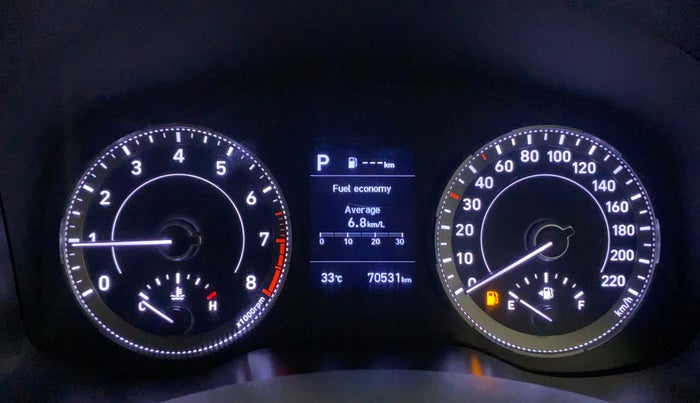 2019 Hyundai VENUE SX PLUS 1.0 TURBO DCT, Petrol, Automatic, 70,516 km, Odometer Image