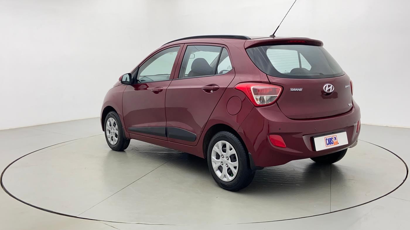 2016 Hyundai Grand i10 SPORTS 1.2 VTVT, Petrol, Manual, 27,193 km, Left Back Diagonal (45- Degree) View