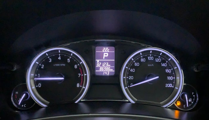 2015 Maruti Ciaz ZXI AT, Petrol, Automatic, 87,634 km, Odometer Image