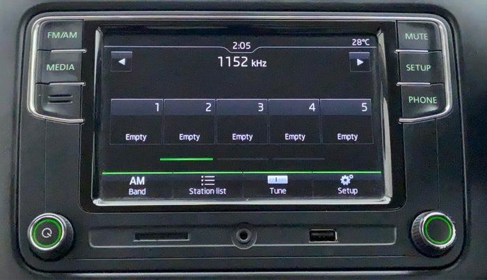 2017 Skoda Rapid 1.6 MPI STYLE AT, Petrol, Automatic, 39,166 km, Infotainment System