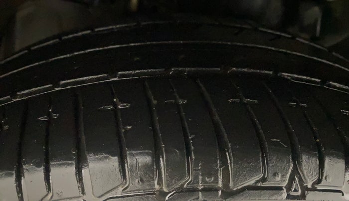 2023 Tata TIAGO NRG XZ AMT, Petrol, Automatic, 24,350 km, Left Front Tyre Tread