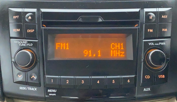 2015 Maruti Swift Dzire VXI, Petrol, Manual, 80,857 km, Infotainment System