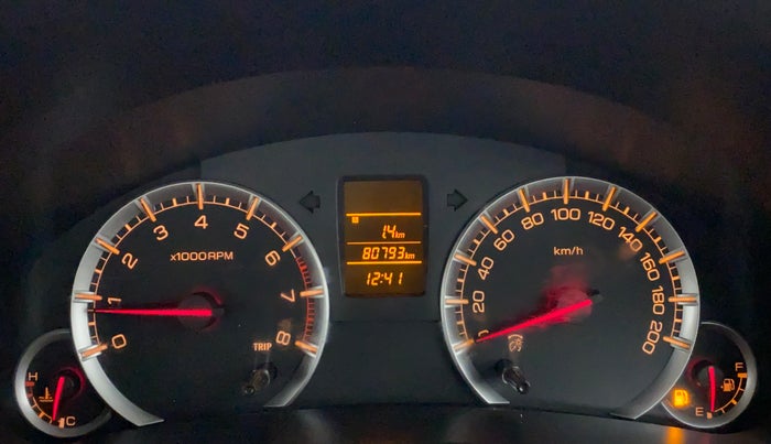 2015 Maruti Swift Dzire VXI, Petrol, Manual, 80,857 km, Odometer Image