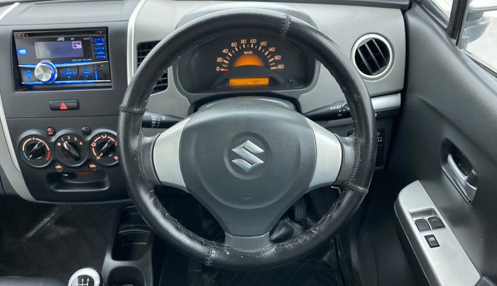2012 Maruti Wagon R 1.0 LXI, Petrol, Manual, 42,217 km, Steering Wheel Close Up