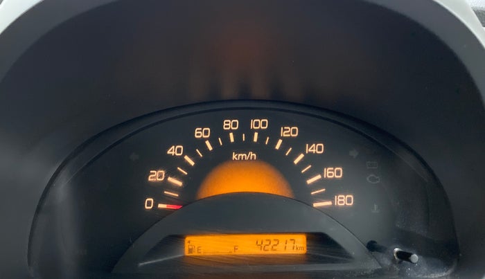 2012 Maruti Wagon R 1.0 LXI, Petrol, Manual, 42,217 km, Odometer Image