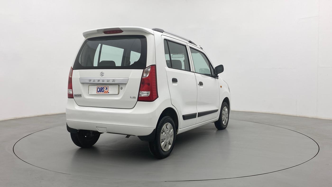 2012 Maruti Wagon R 1.0 LXI, Petrol, Manual, 42,217 km, Right Back Diagonal