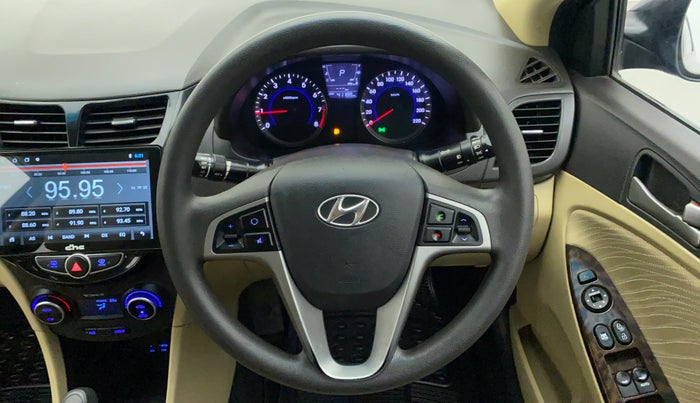 2016 Hyundai Verna 1.6 VTVT SX AT, Petrol, Automatic, 41,737 km, Steering Wheel Close Up