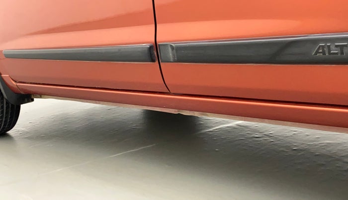 2011 Maruti Alto K10 VXI, Petrol, Manual, 84,967 km, Left running board - Minor scratches