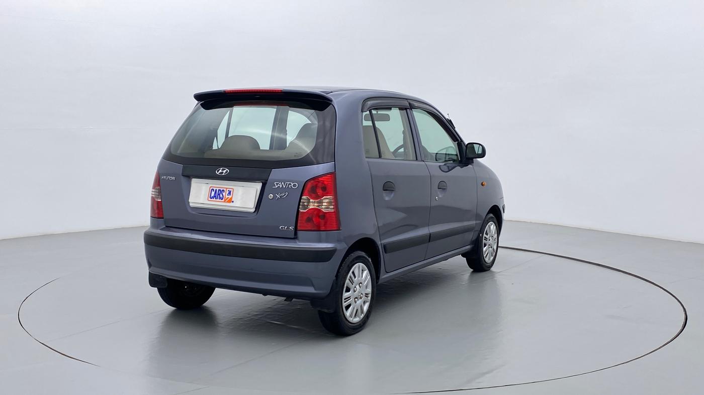 2011 Hyundai Santro Xing GLS, Petrol, Manual, 64,982 km, Right Back Diagonal