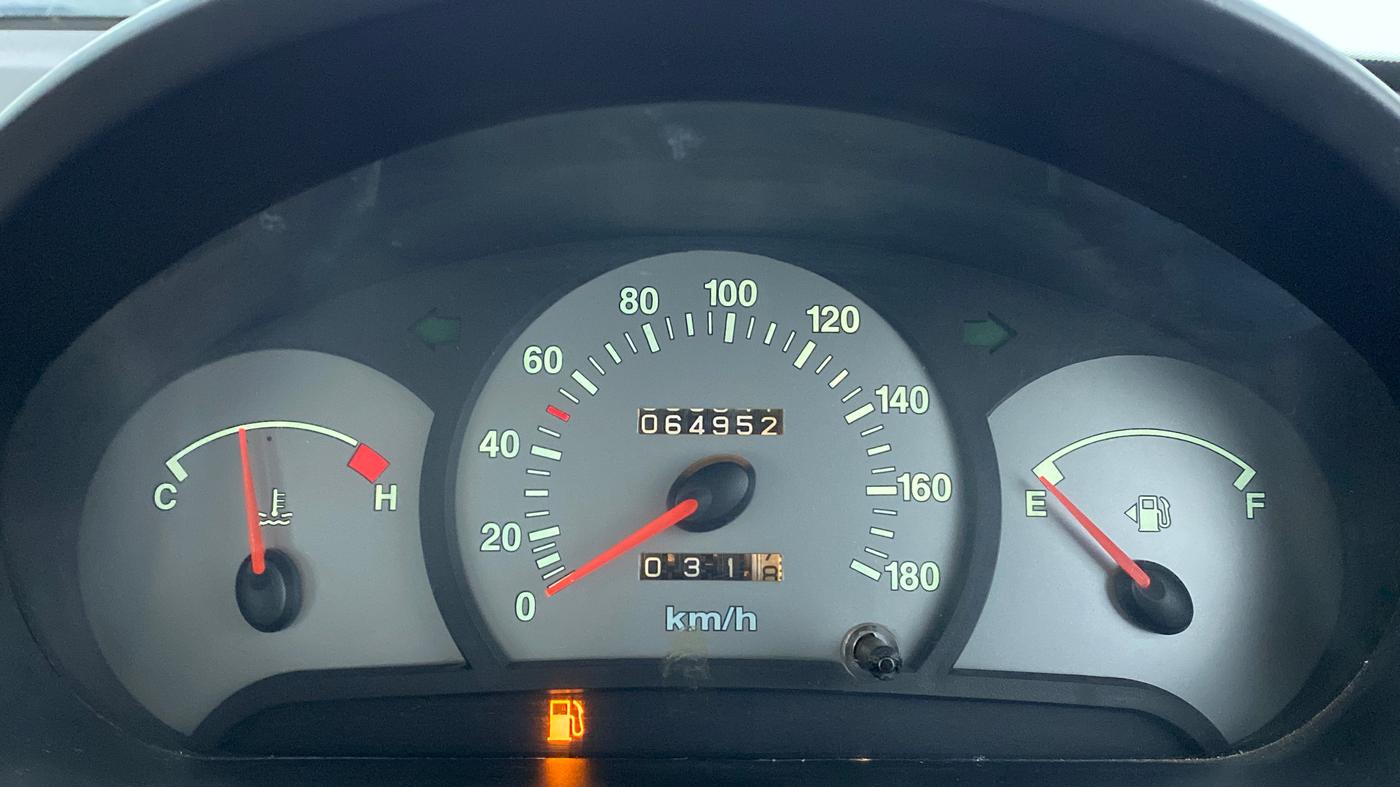 2011 Hyundai Santro Xing GLS, Petrol, Manual, 64,982 km, Odometer Image