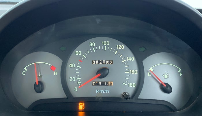 2011 Hyundai Santro Xing GLS, Petrol, Manual, 64,982 km, Odometer Image