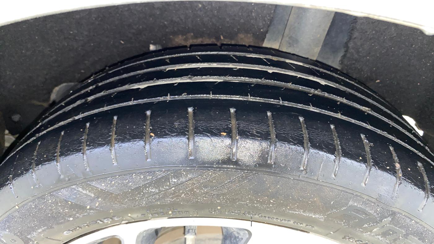 2019 Toyota Glanza V CVT, Petrol, Automatic, 66,948 km, Left Rear Tyre Tread