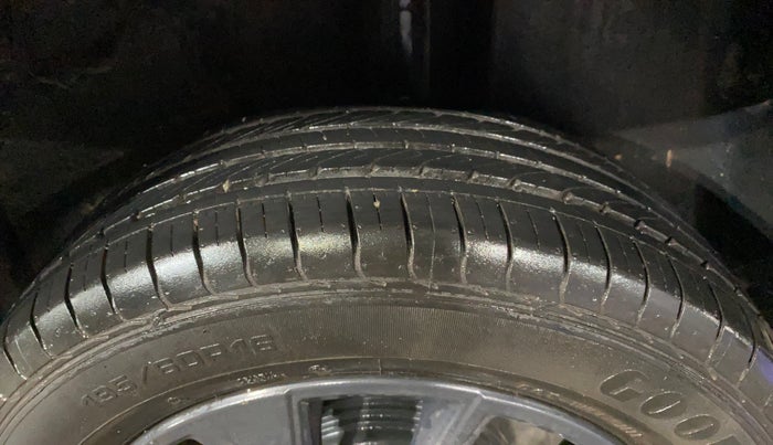 2022 Tata PUNCH ACCOMPLISHED MT CAMO EDITION, Petrol, Manual, 5,550 km, Left Rear Tyre Tread