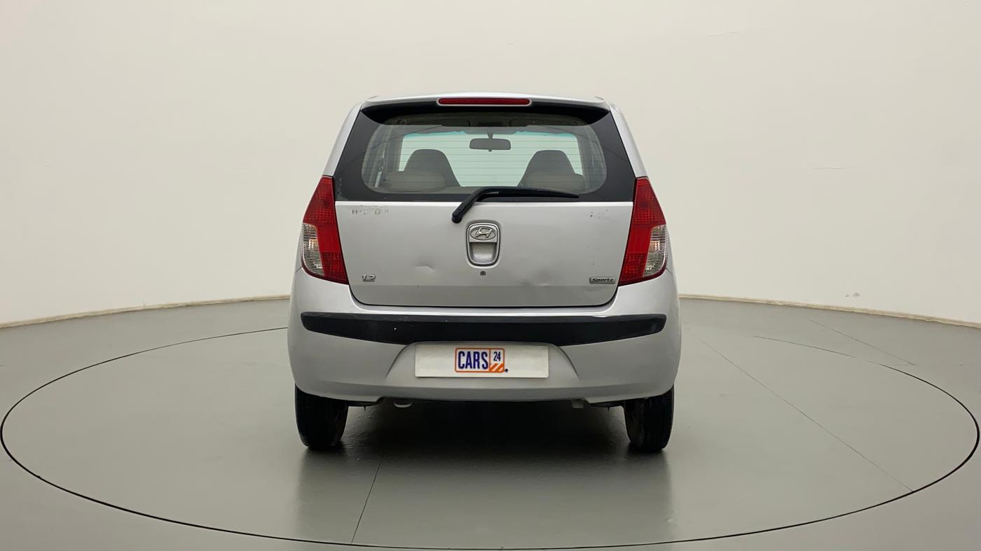 2010 Hyundai i10 SPORTZ 1.2, Petrol, Manual, 1,22,483 km, Back/Rear
