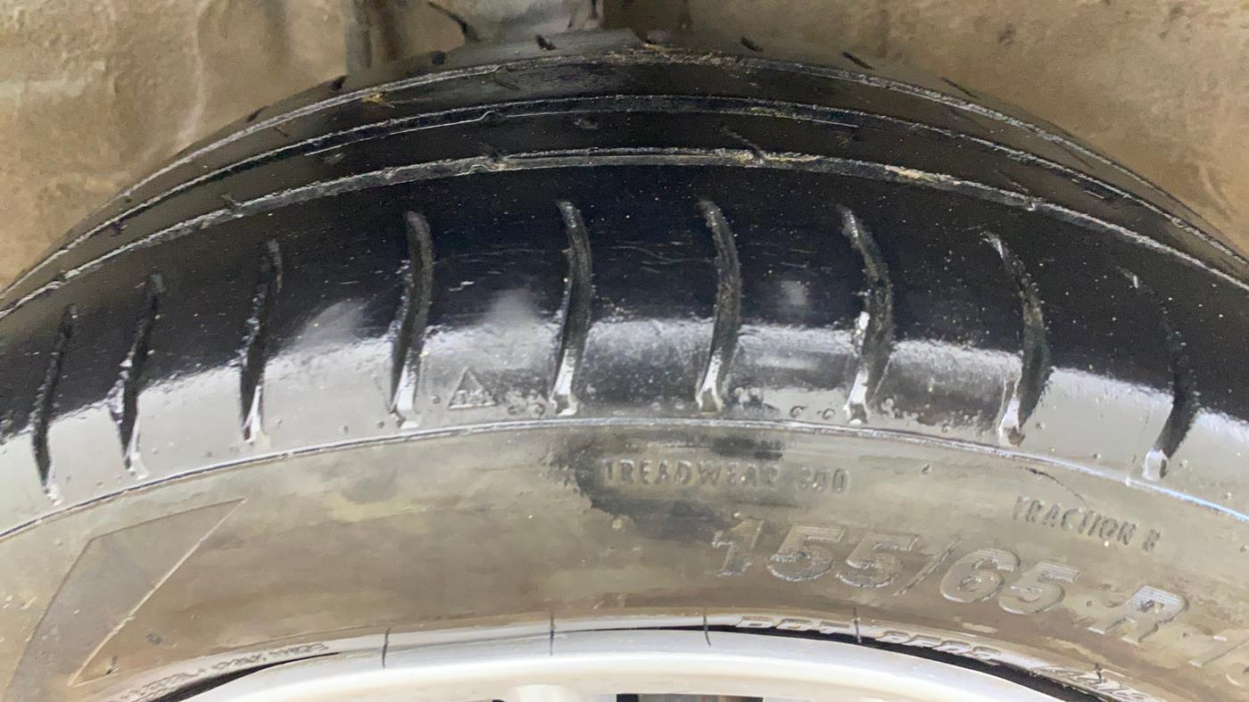 2015 Maruti Alto K10 VXI, CNG, Manual, 78,574 km, Right Front Tyre Tread