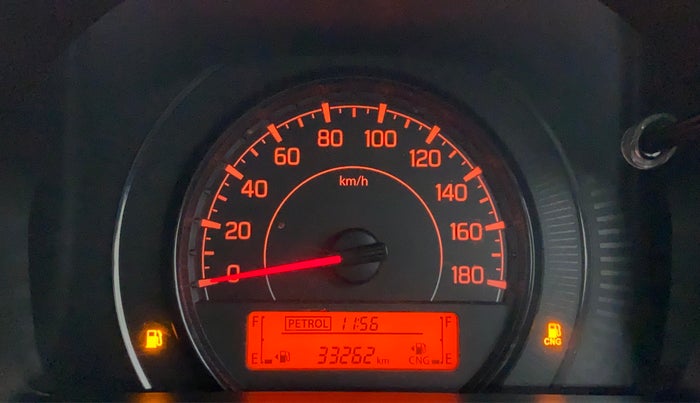 2019 Maruti New Wagon-R LXI CNG 1.0 L, CNG, Manual, 33,363 km, Odometer Image
