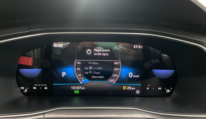 2022 Volkswagen TAIGUN TOPLINE 1.0 TSI AT, Petrol, Automatic, 15,106 km, Odometer Image