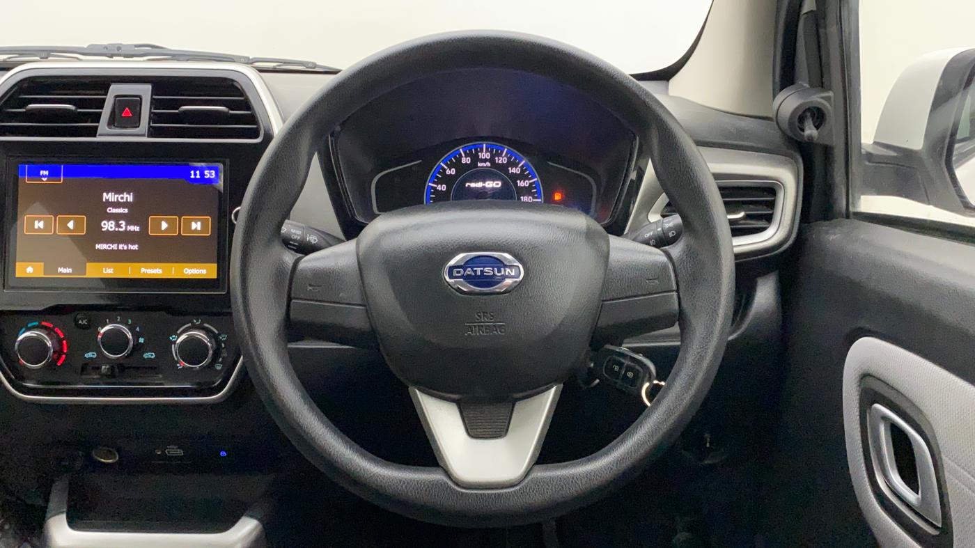 2020 Datsun Redi Go T(O) 1.0 AMT, Petrol, Automatic, 11,377 km, Steering Wheel Close Up