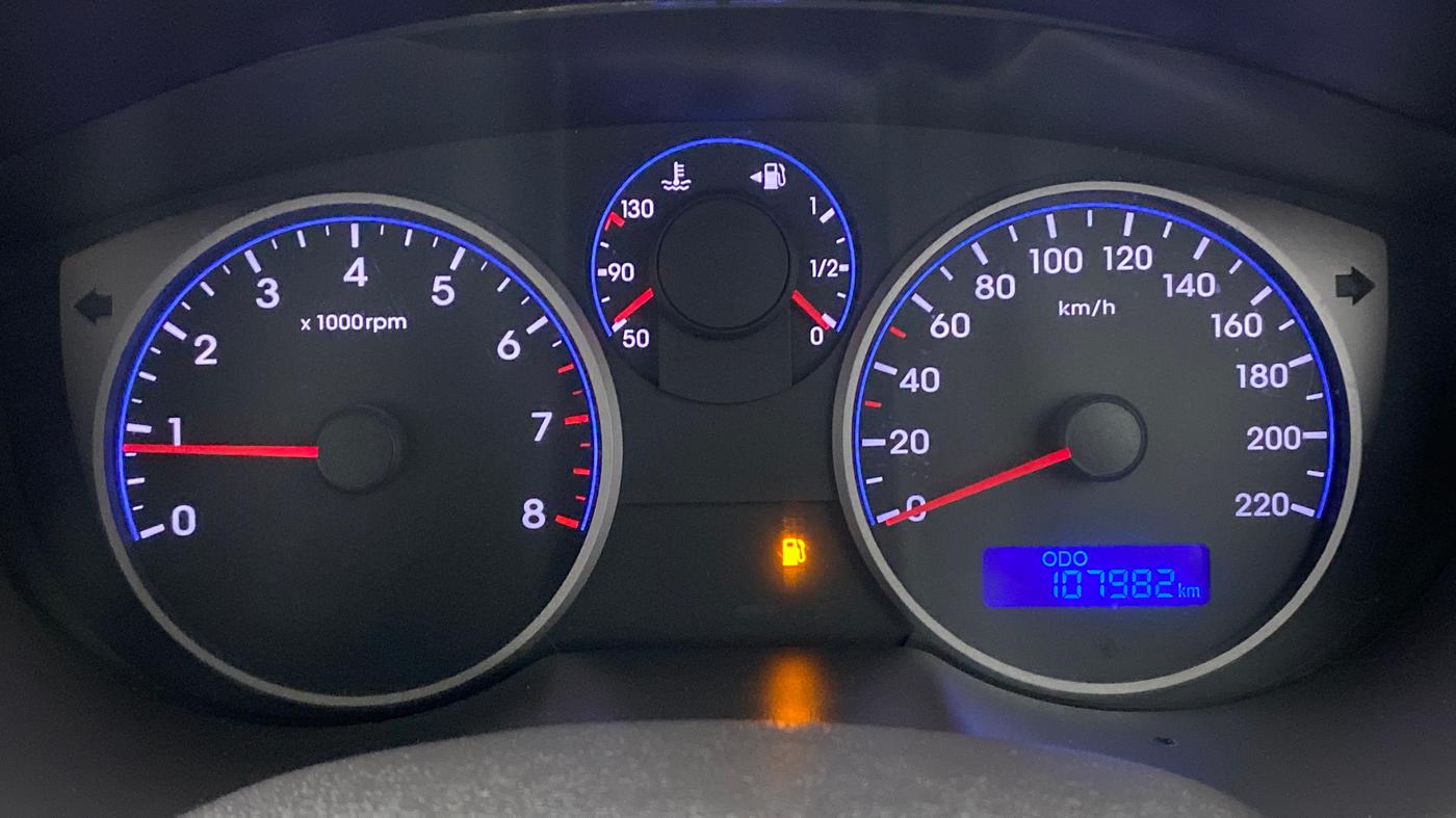 2012 Hyundai i20 SPORTZ 1.2, CNG, Manual, 1,08,440 km, Odometer Image