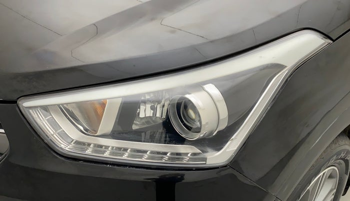 2017 Hyundai Creta SX PLUS AT 1.6 PETROL, Petrol, Automatic, 72,555 km, Left headlight - Minor scratches