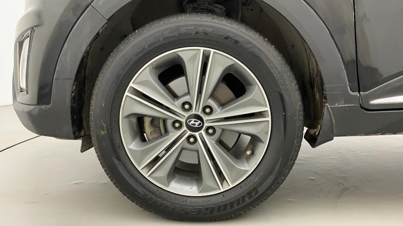 2017 Hyundai Creta SX PLUS AT 1.6 PETROL, Petrol, Automatic, 72,555 km, Left Front Wheel