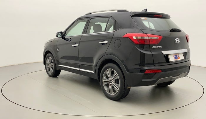 2017 Hyundai Creta SX PLUS AT 1.6 PETROL, Petrol, Automatic, 72,555 km, Left Back Diagonal