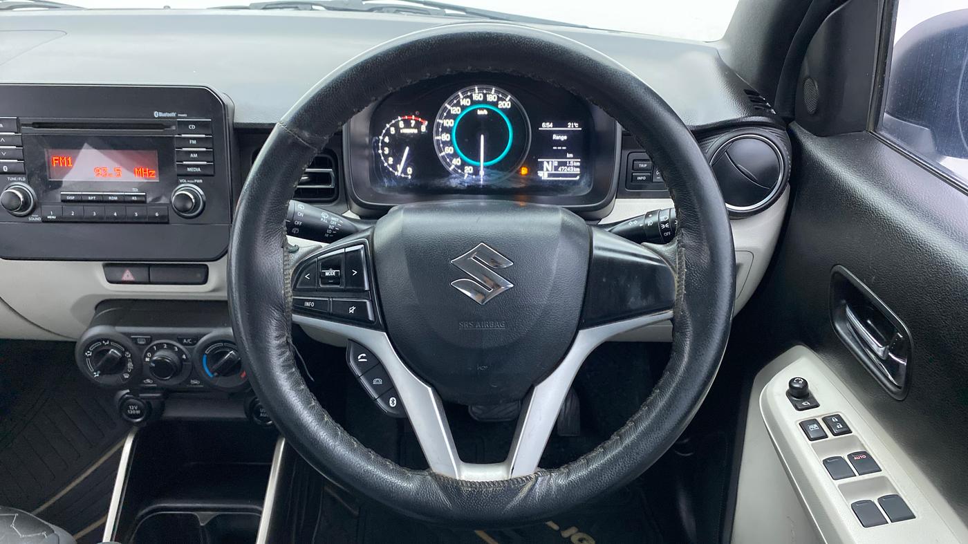 2019 Maruti IGNIS ZETA 1.2 K12 AMT, Petrol, Automatic, 47,406 km, Steering Wheel Close Up