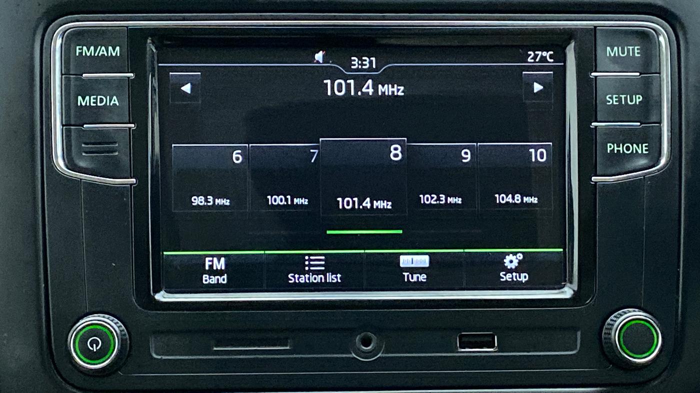2017 Skoda Rapid Style 1.5 TDI AT, Diesel, Automatic, 88,556 km, Infotainment System