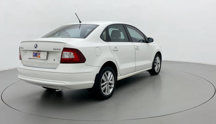 2017 Skoda Rapid Style 1.5 TDI AT, Diesel, Automatic, 88,556 km, Right Back Diagonal