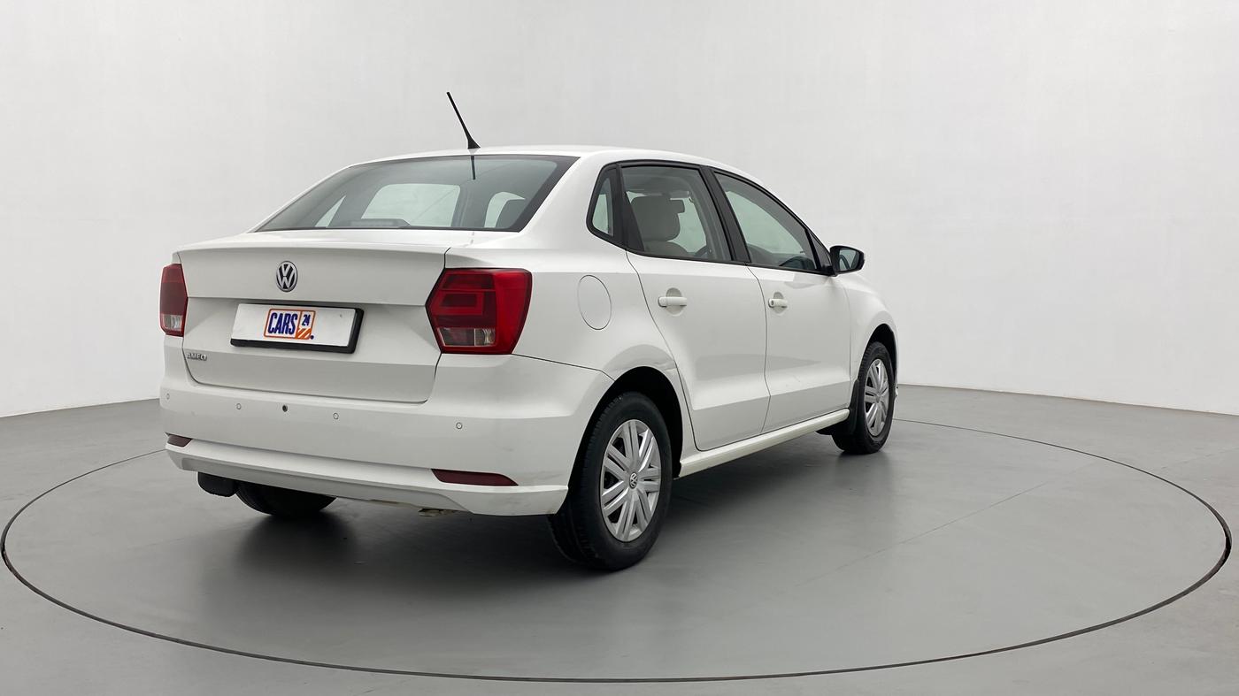 2019 Volkswagen Ameo TRENDLINE 1.0L, CNG, Manual, 82,549 km, Right Back Diagonal