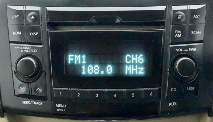 2012 Maruti Swift Dzire ZXI, Petrol, Manual, 46,597 km, Infotainment System