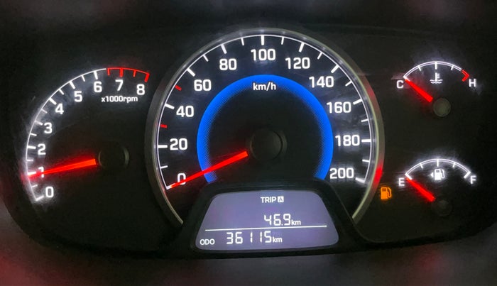 2014 Hyundai Grand i10 MAGNA 1.2 KAPPA VTVT, Petrol, Manual, 36,067 km, Odometer Image