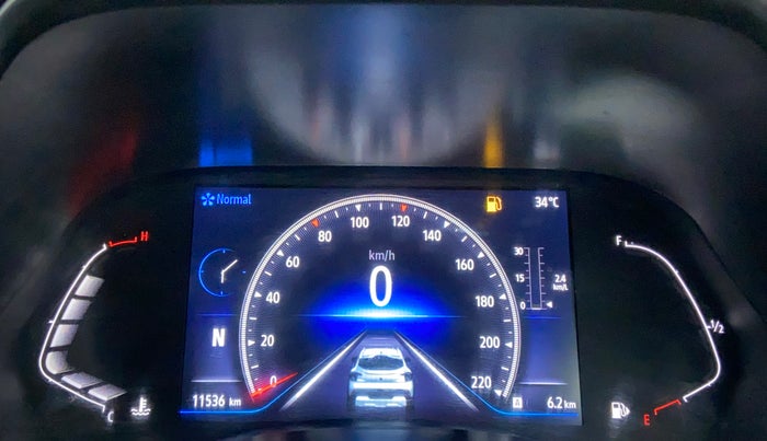 2022 Renault Kiger RXZ AMT, Petrol, Automatic, 11,634 km, Odometer Image