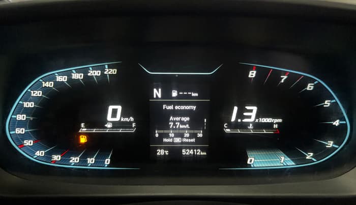 2021 Hyundai NEW I20 SPORTZ 1.0T GDI IMT, Petrol, Manual, 52,412 km, Odometer Image