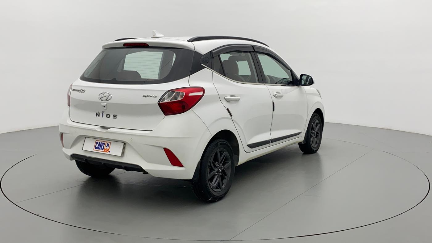 2020 Hyundai GRAND I10 NIOS SPORTZ PETROL, Petrol, Manual, 16,368 km, Right Back Diagonal